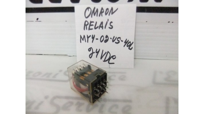 Omron MY4-02-US-40L 24VDC relay